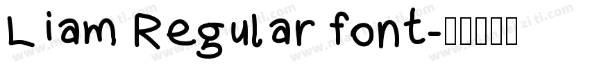 Liam Regular font字体转换
